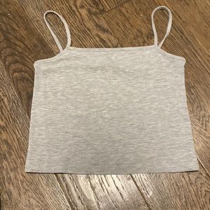 This is a super cute, comfortable crop top from brandy melville